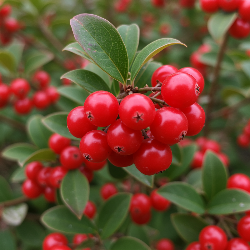 Semillas de gaulteria roja – Variedad tradicional, cultivada de forma natural, para el jardín