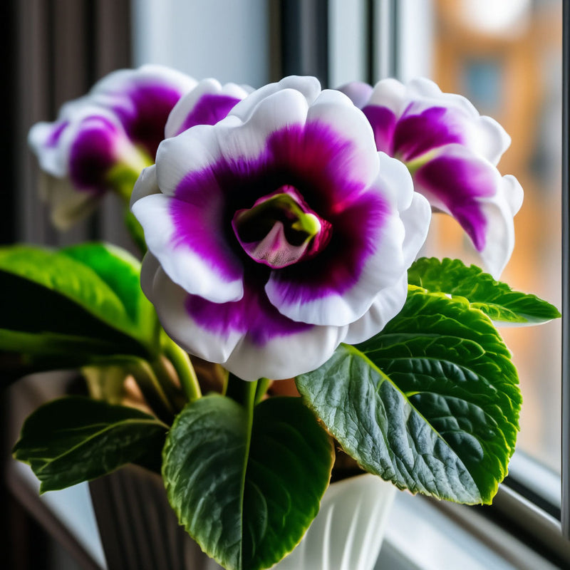 Semillas de flores de gloxinia blanca y negra para siembra, cultivo, variedad tradicional e ingredientes no modificados genéticamente, semillas para el jardín doméstico