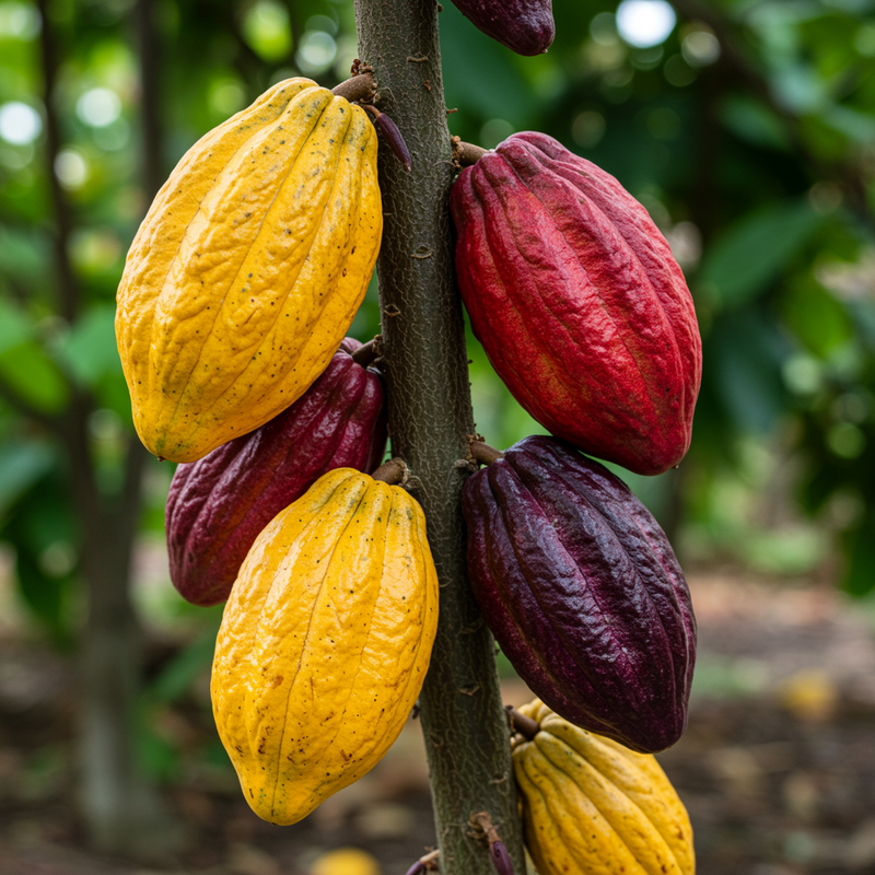 Semillas de árbol de cacao para plantar – No modificadas genéticamente, para el jardín