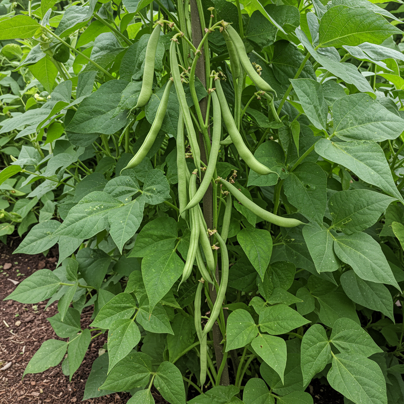 Semillas ecológicas de judías trepadoras Missouri Wonder – Variedad tradicional, no modificada genéticamente