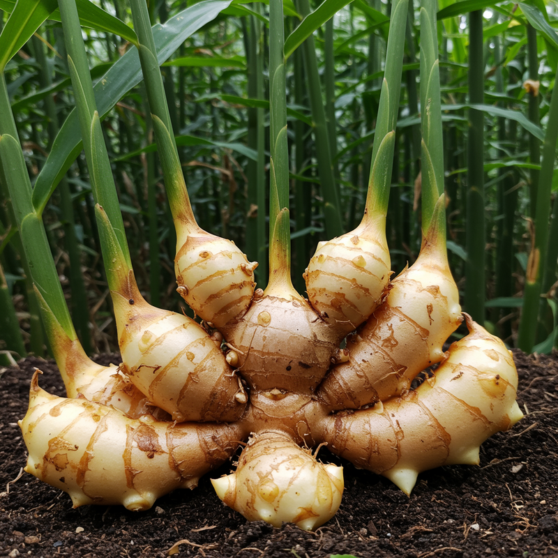 Semillas de rizoma de jengibre para el jardín – Tradicionales, no modificadas genéticamente