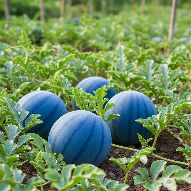 Semillas de sandía azul – Variedad tradicional, cultivada de forma natural, para el cultivo