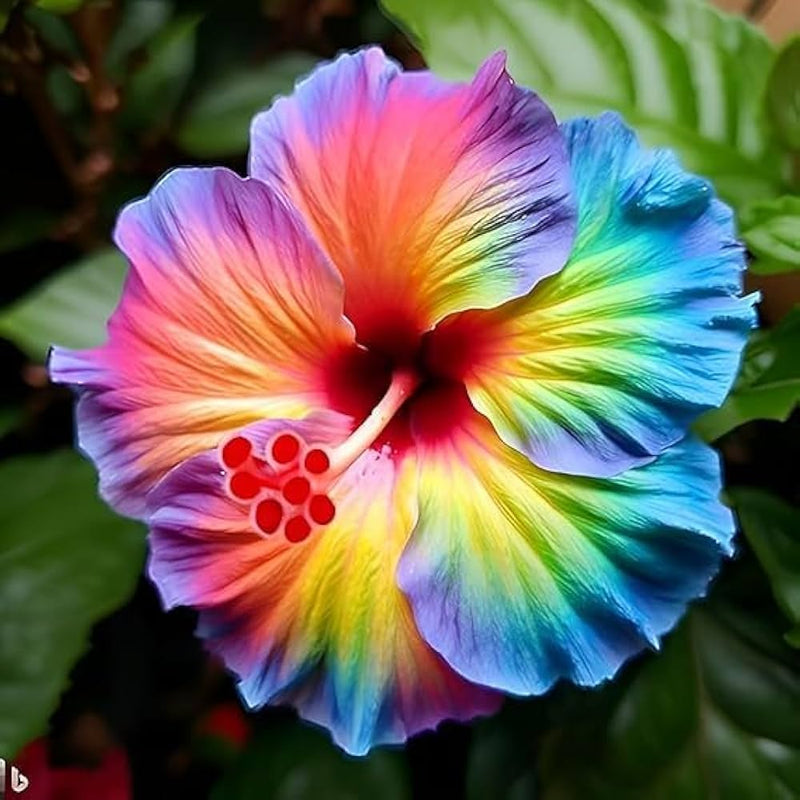 Semillas de hibisco arcoíris para sembrar, flores perfumadas, variedad tradicional y sin OMG, semillas para el jardín doméstico