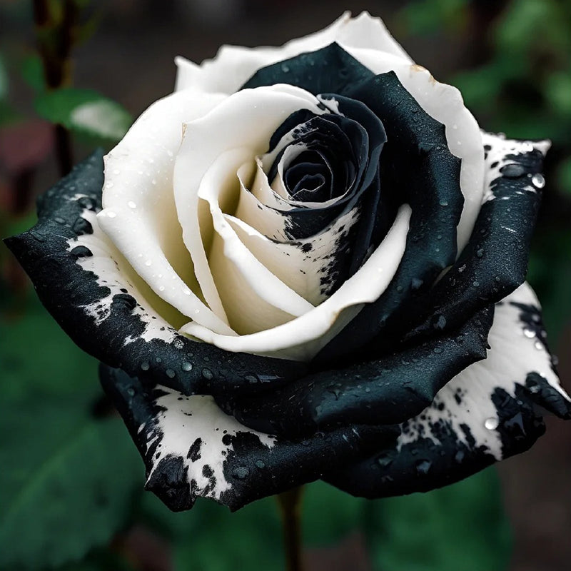 Schwarz and weiß rose samen for easy anpflanzung