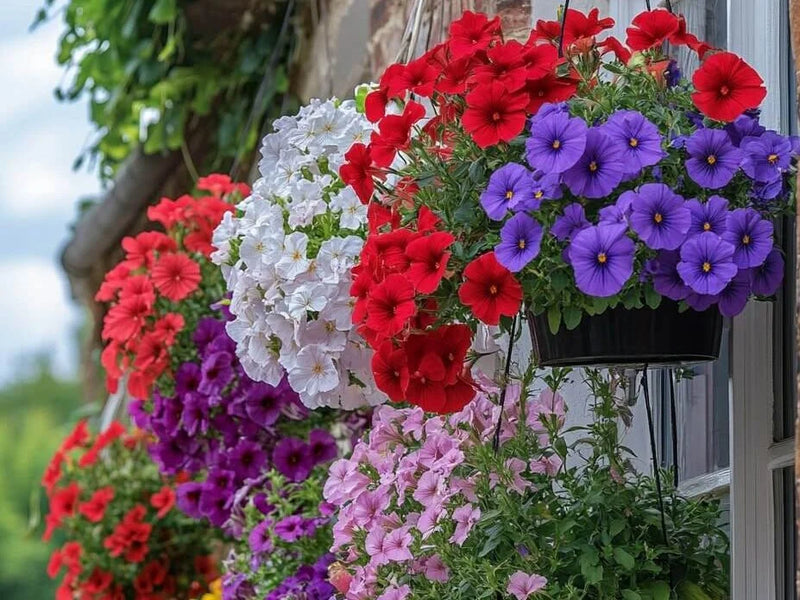 Graines de pétunias en mélange à semer – des fleurs annuelles aux couleurs éclatantes