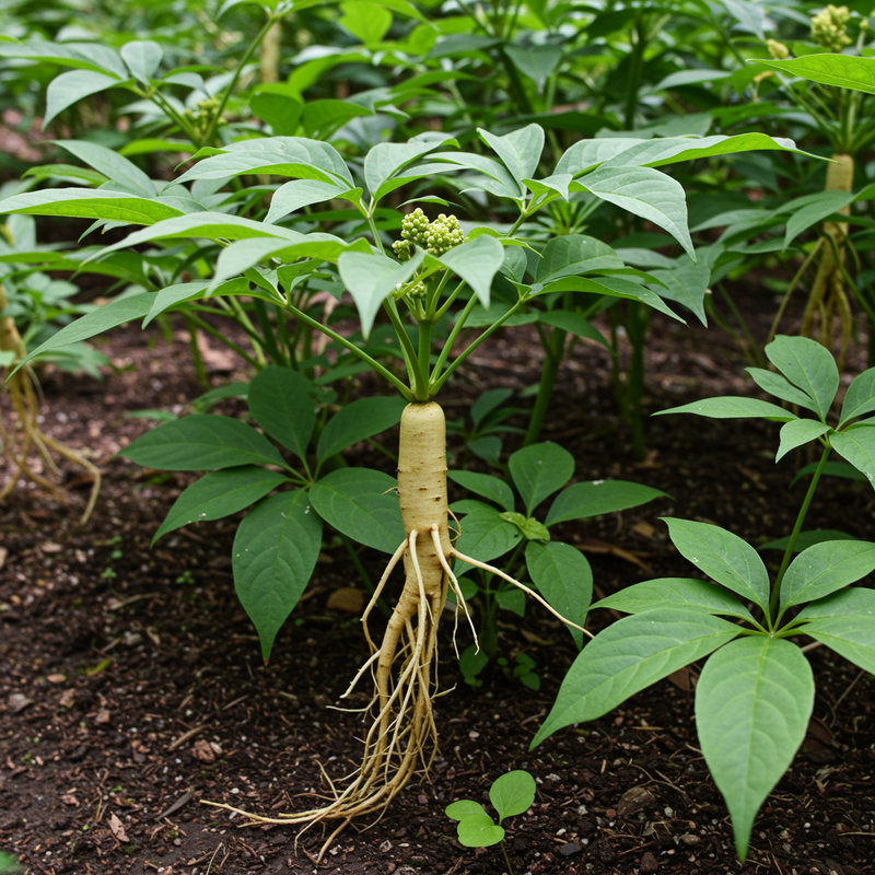 Semillas de ginseng coreano (Panax ginseng) – Variedad antigua, no modificada genéticamente, semillas premium para el cultivo