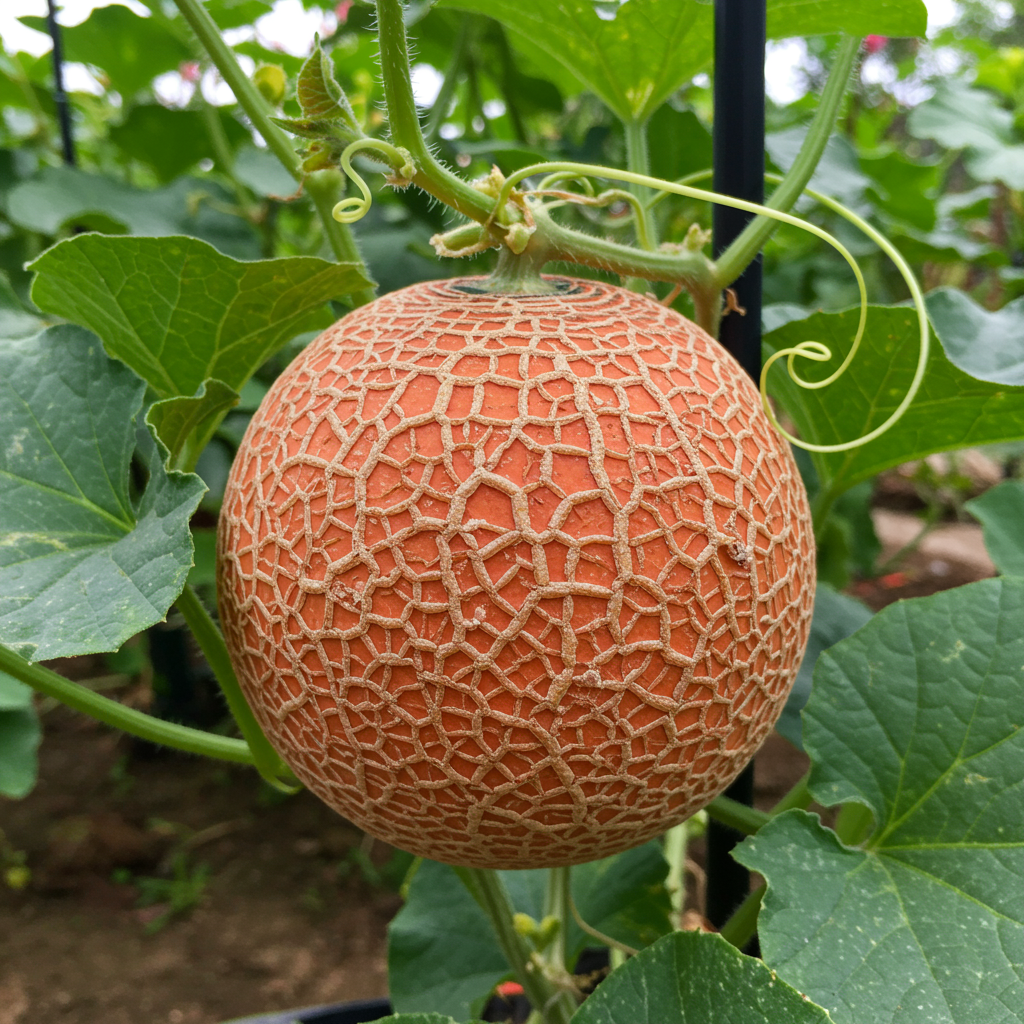 Rote Cantaloupe-Melone Samen zum Anpflanzen – Alte Sorte, Hohe Keimrate, Für den Garten