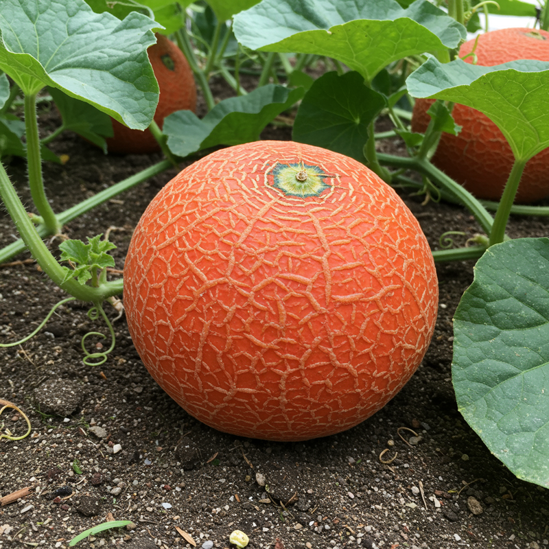 Semillas de melón cantalupo rojo para plantar – Variedad probada, alta capacidad de germinación, calidad para jardín