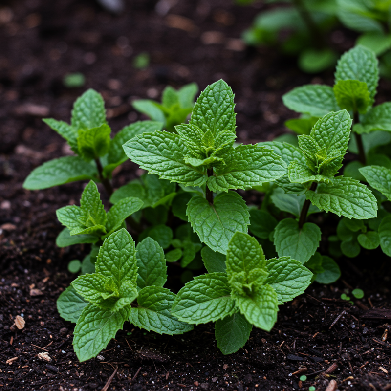Semillas de hierbabuena con aroma a chocolate para cultivar – Variedad tradicional, crecimiento vigoroso, alta capacidad de germinación