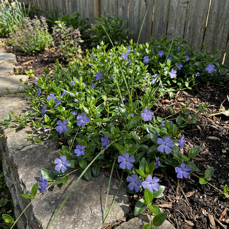 Vinca minor semillas de flores para siembra – variedad tradicional – sin organismos modificados genéticamente – germinación ecológica semillas de jardín
