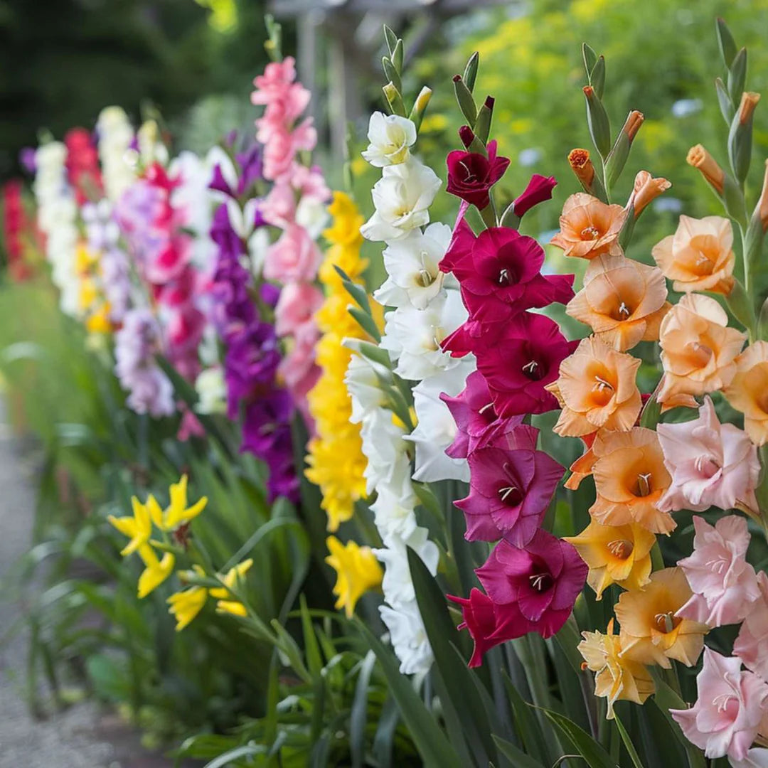 mehrfarbig Gladiole Blumensamen zur Aussaat Anzucht Traditionssorte & ohne Gentechnik Samen Hausgarten