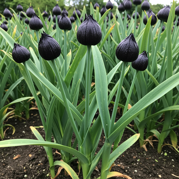 Schwarzer Knoblauch Samen – Traditionelle Sorte, natürlich gezüchtet, für den Anbau