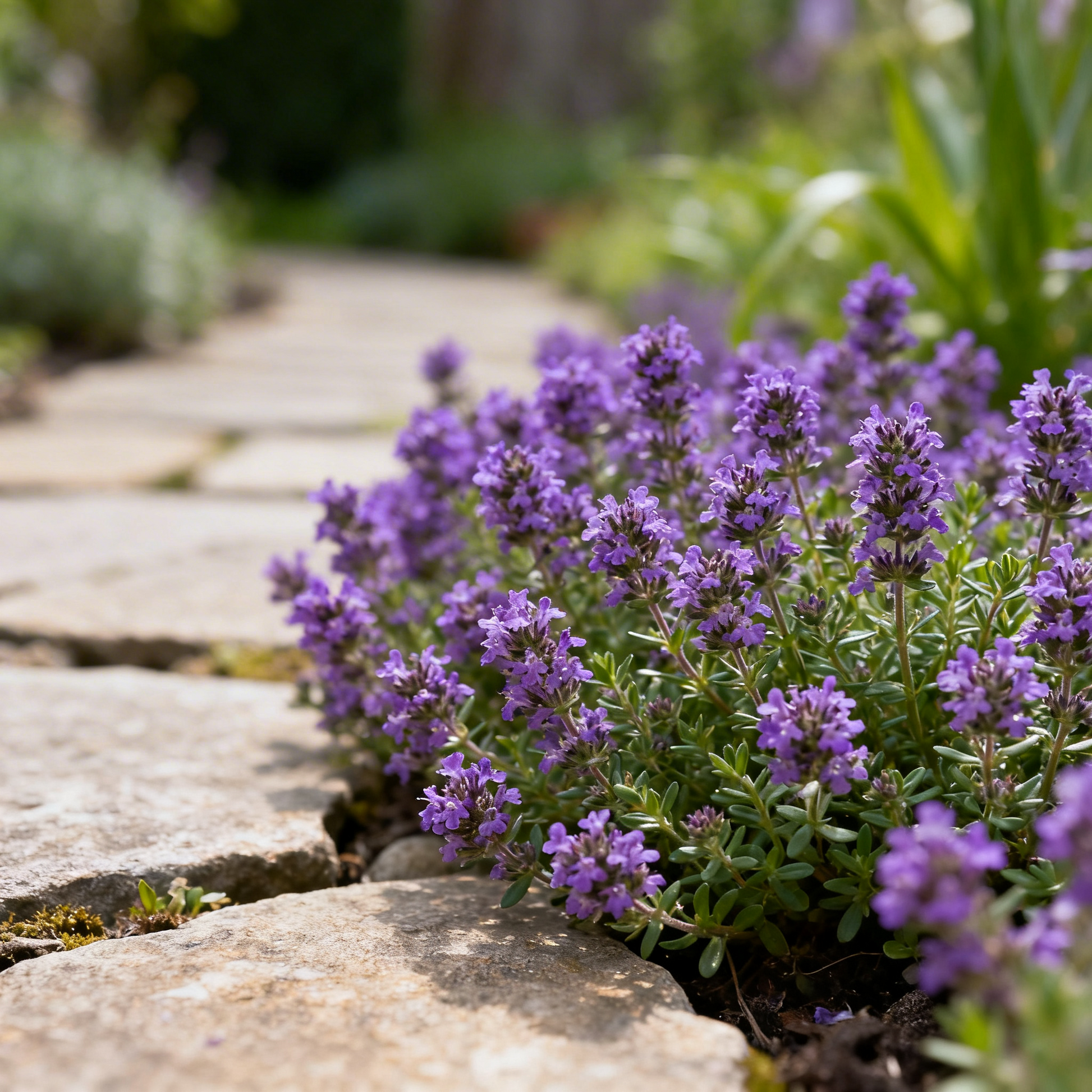 Kriechender Thymian Purpur Samen – Alte, gentechnikfreie Blumensamen für den Garten