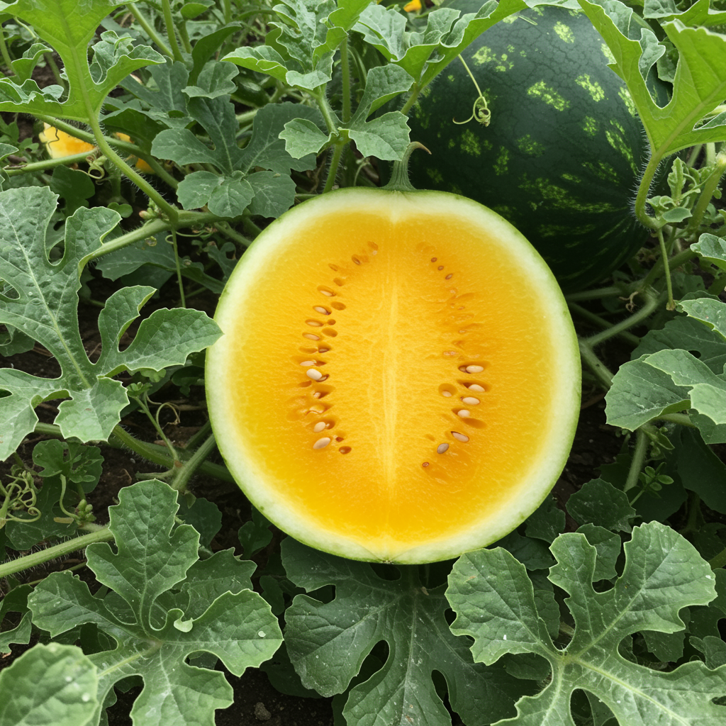 Wassermelonen Samen Gelb für den Garten – Traditionell, nicht gentechnisch verändert