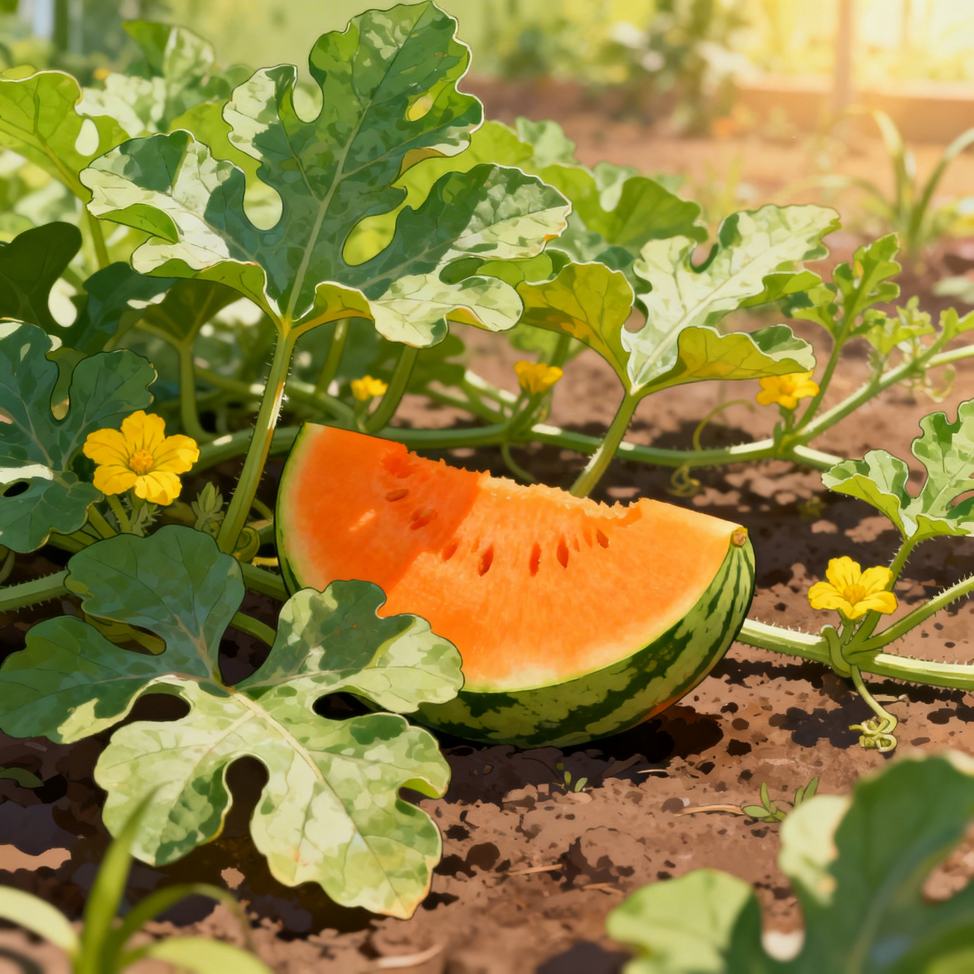 Wassermelonen Samen Tendersweet Orange – Alte Sorte, gentechnikfrei, für den Gartenanbau