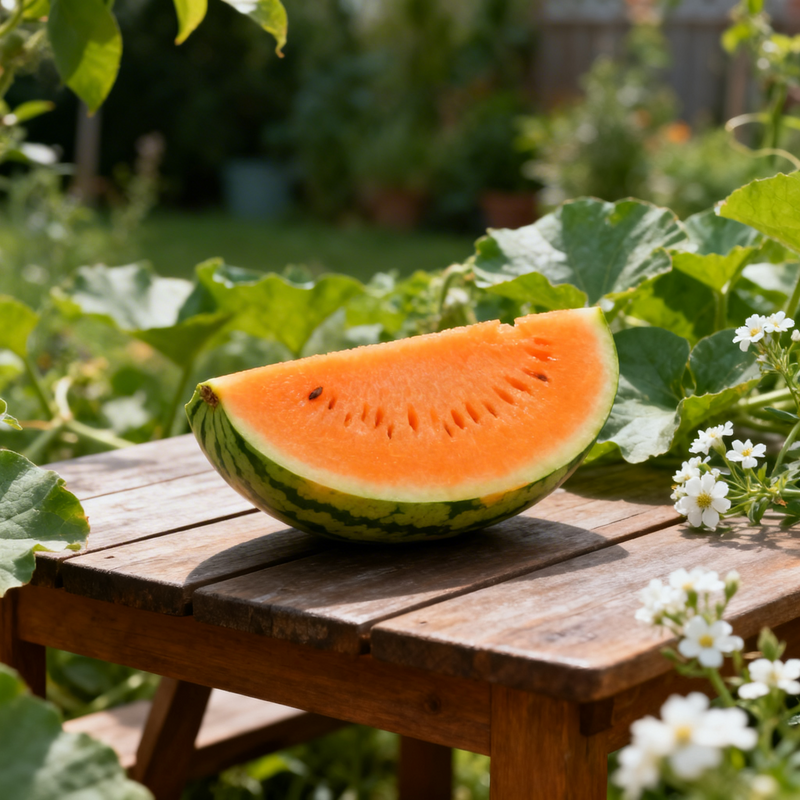 Tendersweet Orange Wassermelonen Samen – Gentechnikfrei, alte Bio-Samen zum Anpflanzen