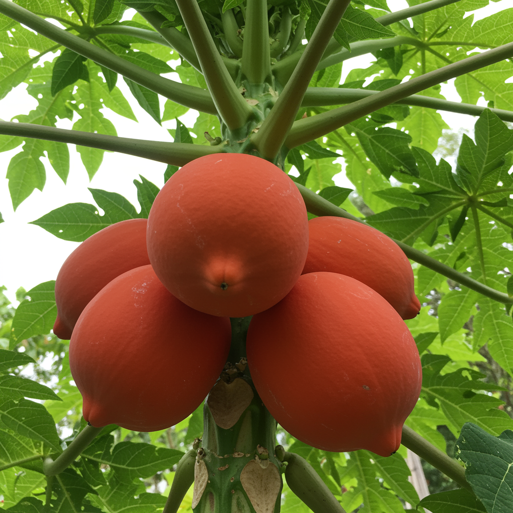 Bio Papaya Samen Taiwan Red Lady – Alte, gentechnikfreie Samen für tropische Früchte