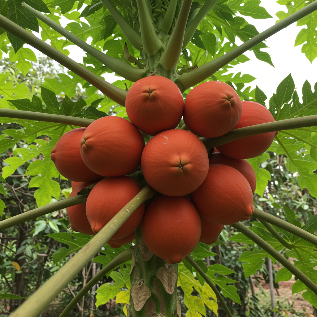 Red Lady Papaya Samen zum Pflanzen – Alte, gentechnikfreie Bio-Fruchtsamen