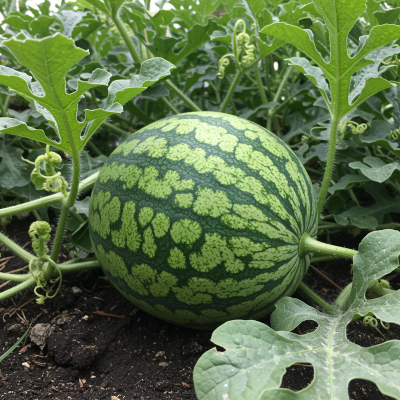 Wassermelonen Samen Grün-Lila – Alte Sorte, gentechnikfrei, für den Garten