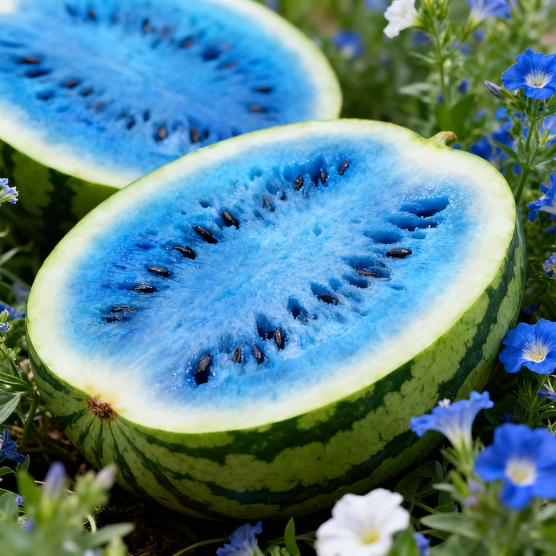 Wassermelonen Samen Blau für den Garten – Traditionell, nicht gentechnisch verändert