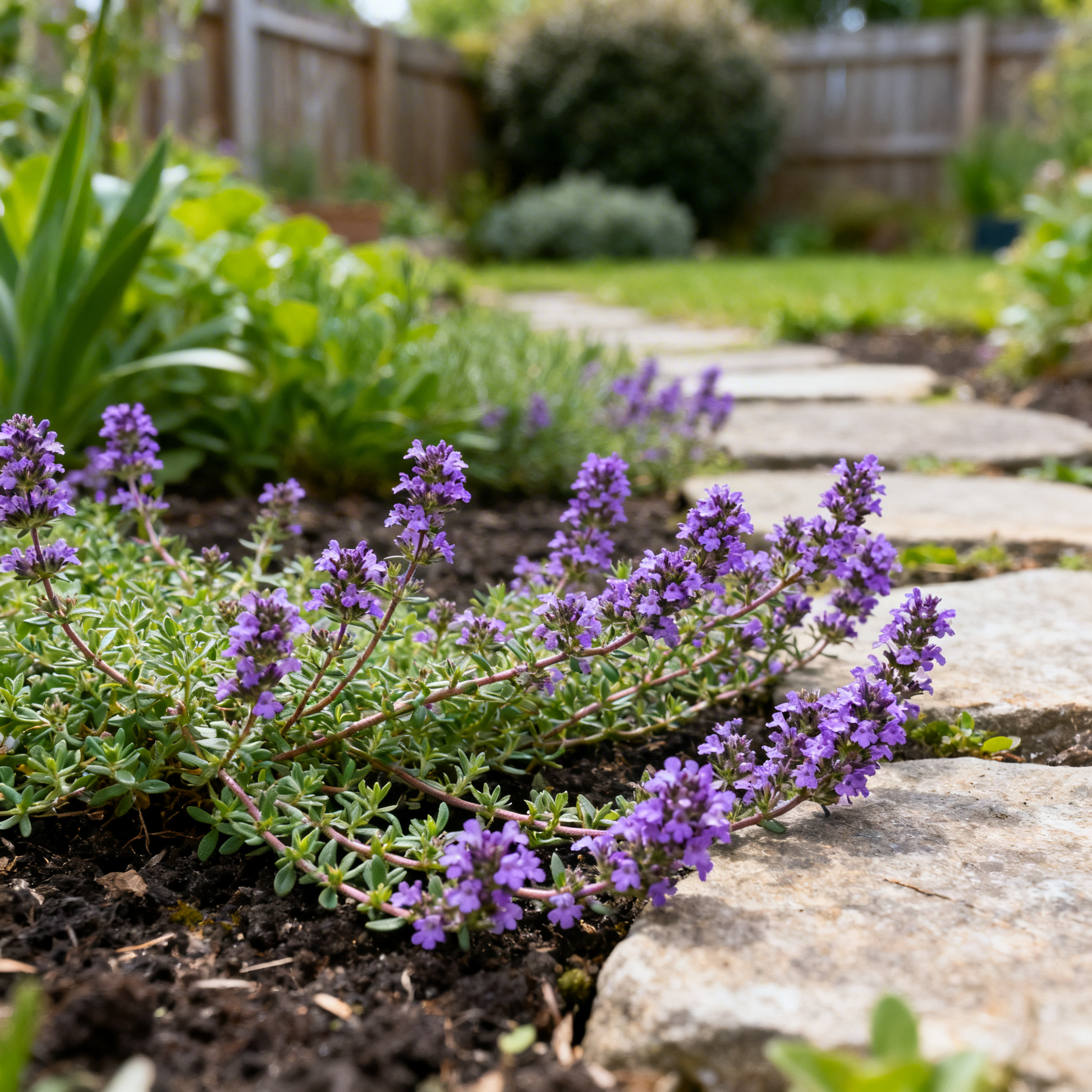 Purpur Kriechthymian Blumensamen – Gentechnikfrei, alte Duftende Bodendecker-Pflanze