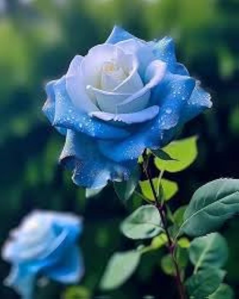 hell Blau Osiria Rose Samen zur Aussaat – einzigartig Blume Sorte