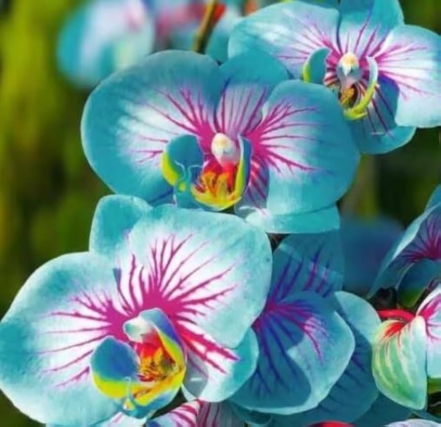 Blau Rosa Orchidee Blumensamen zur Aussaat ideal Rabatten Traditionssorte & ohne Gentechnik Samen Hausgarten