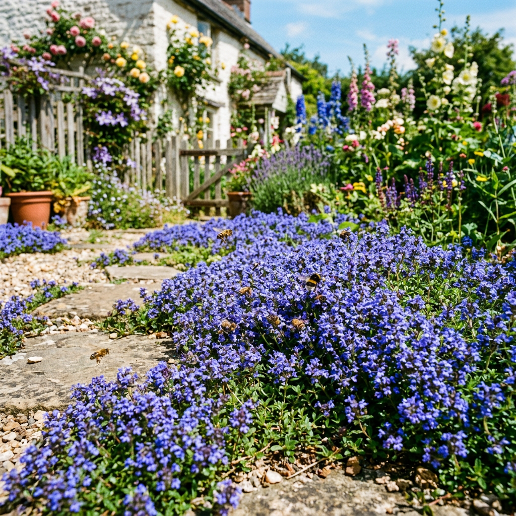 Blaue Kriechthymian Blumensamen – Gentechnikfrei, alte Sorte für den Gartenanbau