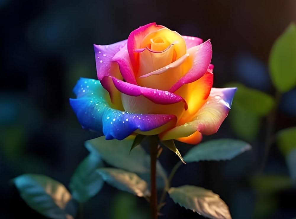 Weiß Rainbow Potted Rose Samen zur Aussaat Drought verträglich Traditionssorte & ohne Gentechnik Samen Hausgarten