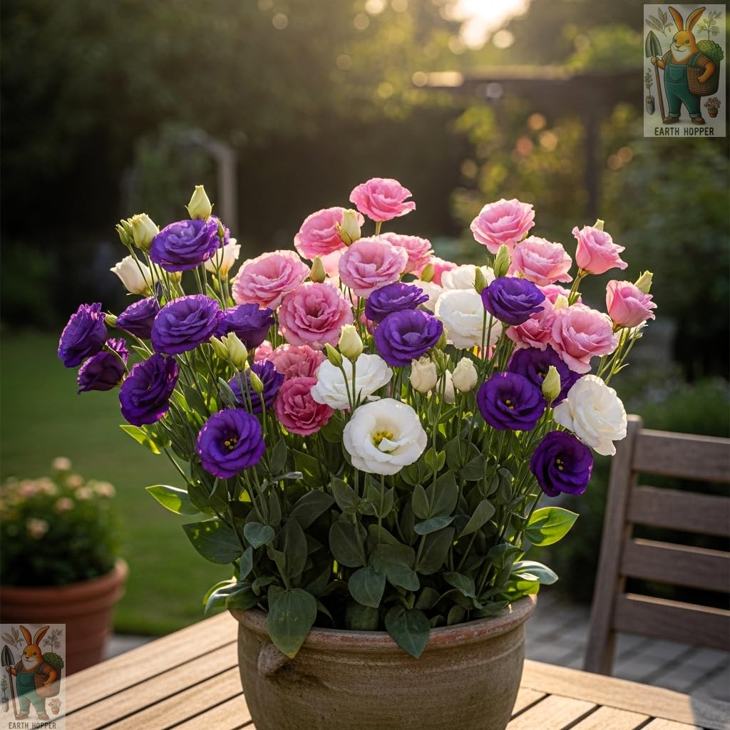 Gemischt Lisianthus Blumensamen zur Aussaat – Bestäuber freundlich – Traditionssorte & ohne Gentechnik Samen Hausgarten