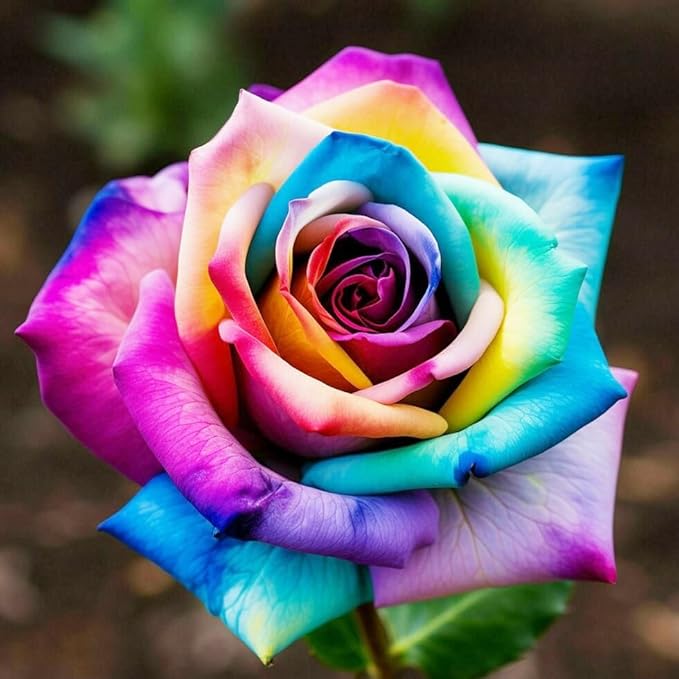 Rainbow Rose Rosa spp Blumensamen zur Aussaat Blume Beet