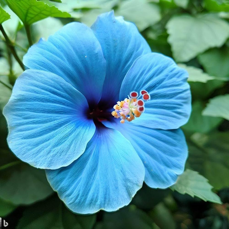 Sea Blau Hibiskus Blumensamen zur Aussaat – Traditionssorte ohne Gentechnik BorderFriendly biologisch Garten Samen Keimung