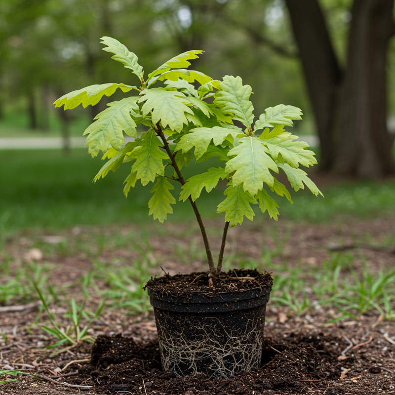 Semillas de roble blanco – Sin ingeniería genética, semillas de árbol de polinización abierta para zonas sombreadas del jardín