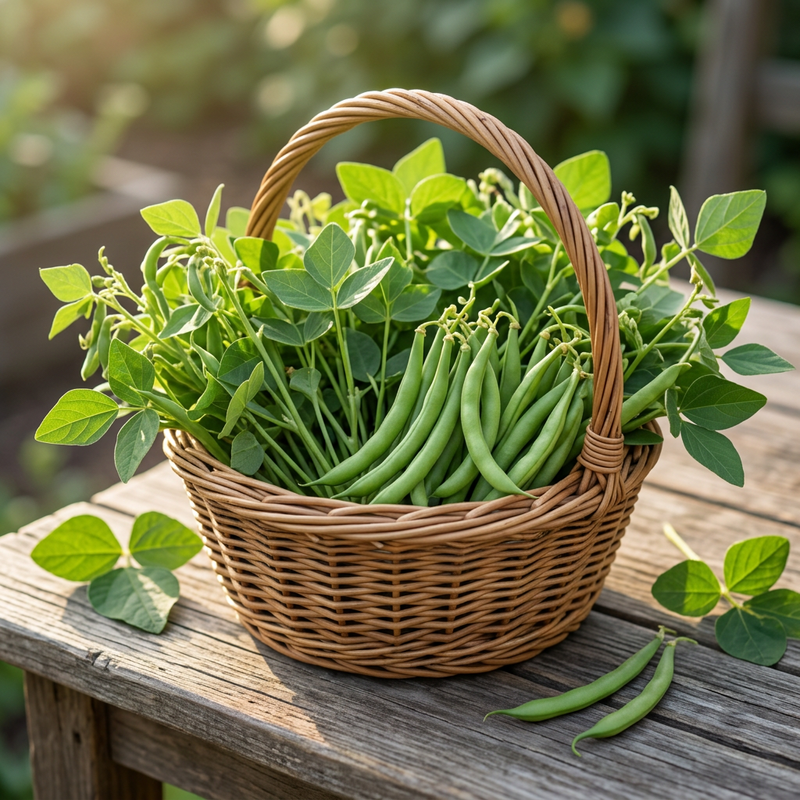 Semi di fagioli tepary verdi per il giardino – varietà tradizionale, non geneticamente modificata, per ambienti aridi