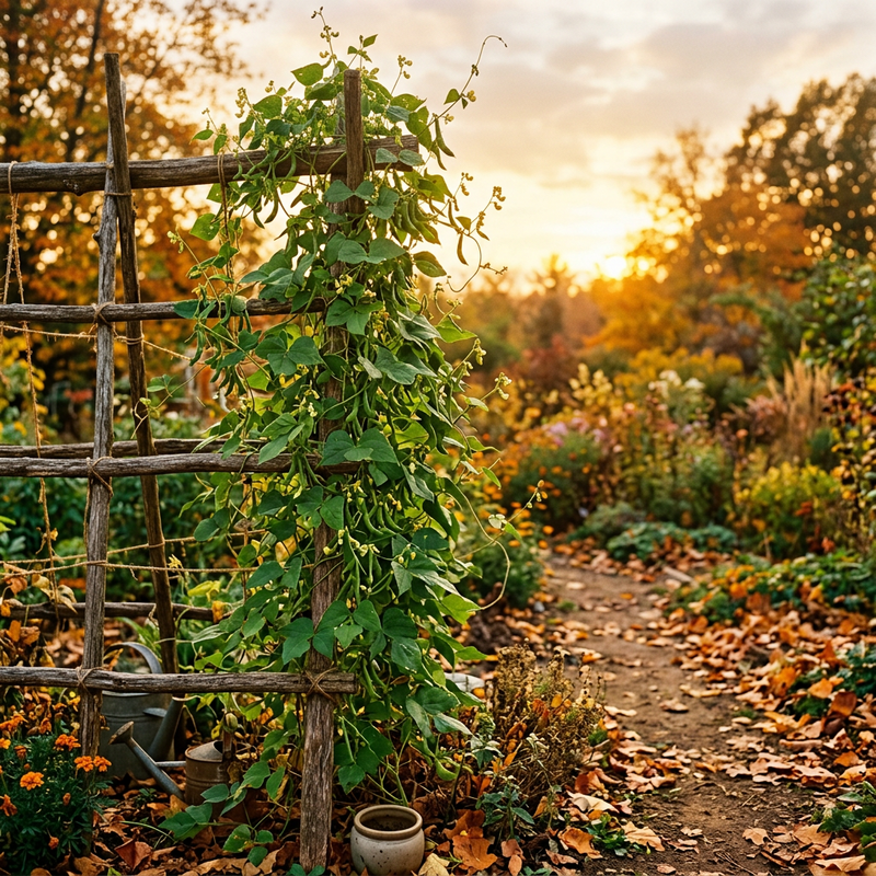 Semi di fagioli tepary verdi – varietà tradizionale, coltivata naturalmente, per la coltivazione in giardino
