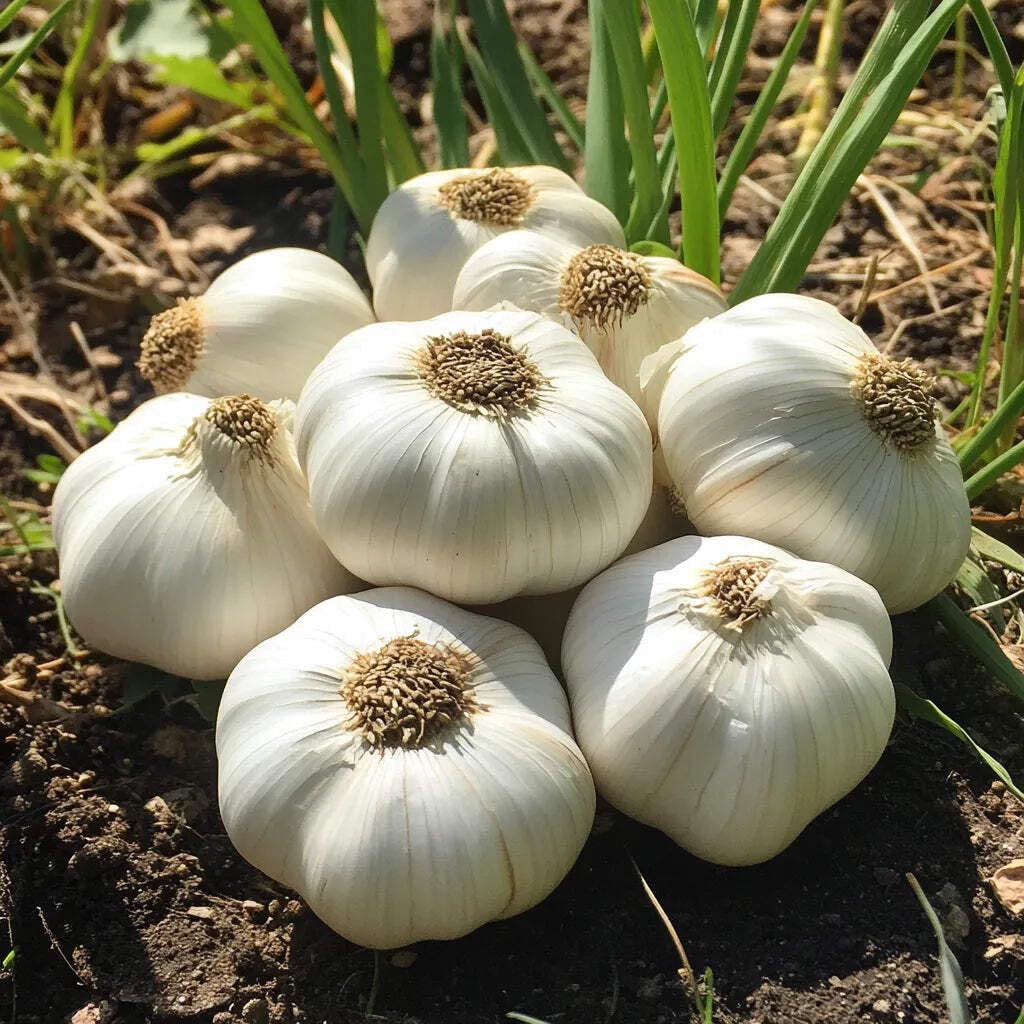 Lila & Weiß Knoblauch Samen zum Pflanzen