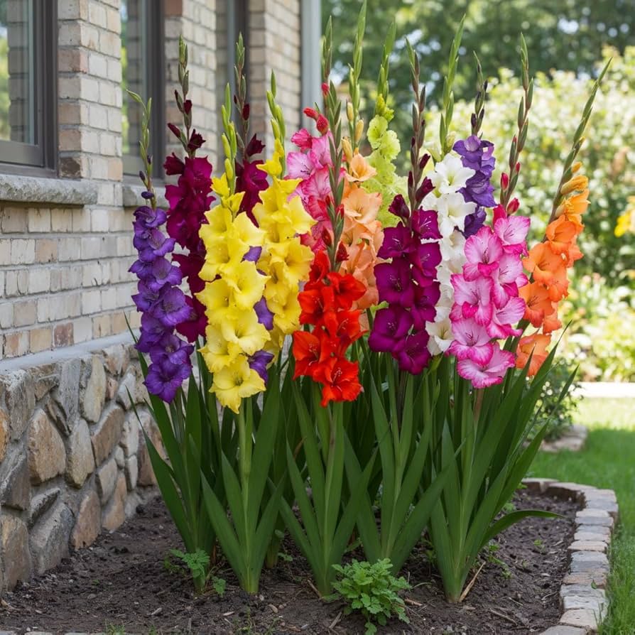 mehrfarbig Gladiole Blumensamen zur Aussaat Anzucht Traditionssorte & ohne Gentechnik Samen Hausgarten