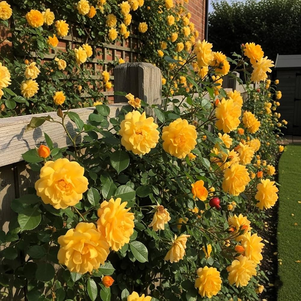 Gold Rose Blumensamen zur Aussaat – kompakt Wuchs – Traditionssorte & ohne Gentechnik Samen Hausgarten