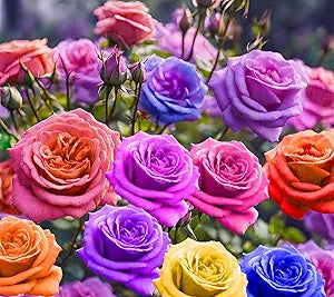 Mixed colors rose blume samen for vibrant roses