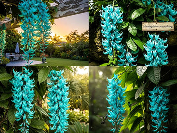 hell Grün Strongylodon Blumensamen zur Aussaat leuchtend Blüten Traditionssorte & ohne Gentechnik Samen Hausgarten