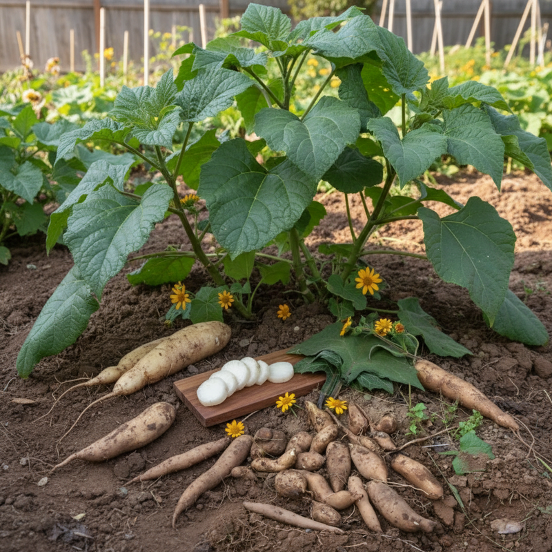 Yacon Samen für den Garten – Traditionell, nicht gentechnisch verändert