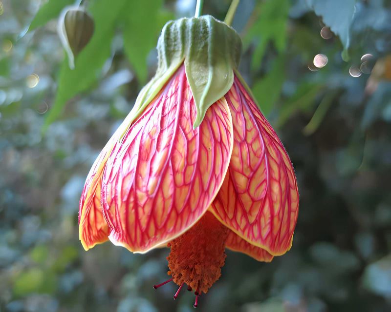 Rosa Abutilon Striatum Blumensamen zur Aussaat – Wildblume Mischung – Traditionssorte & ohne Gentechnik Samen Hausgarten