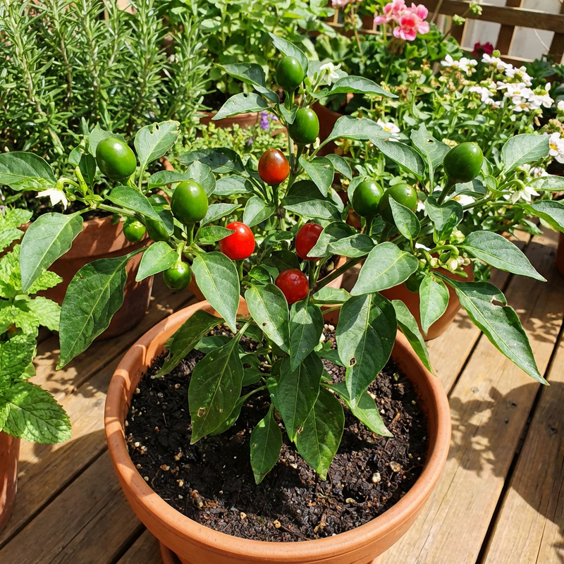 Semi di peperoncino Shaji tondo – varietà di peperone piccante per l'orto