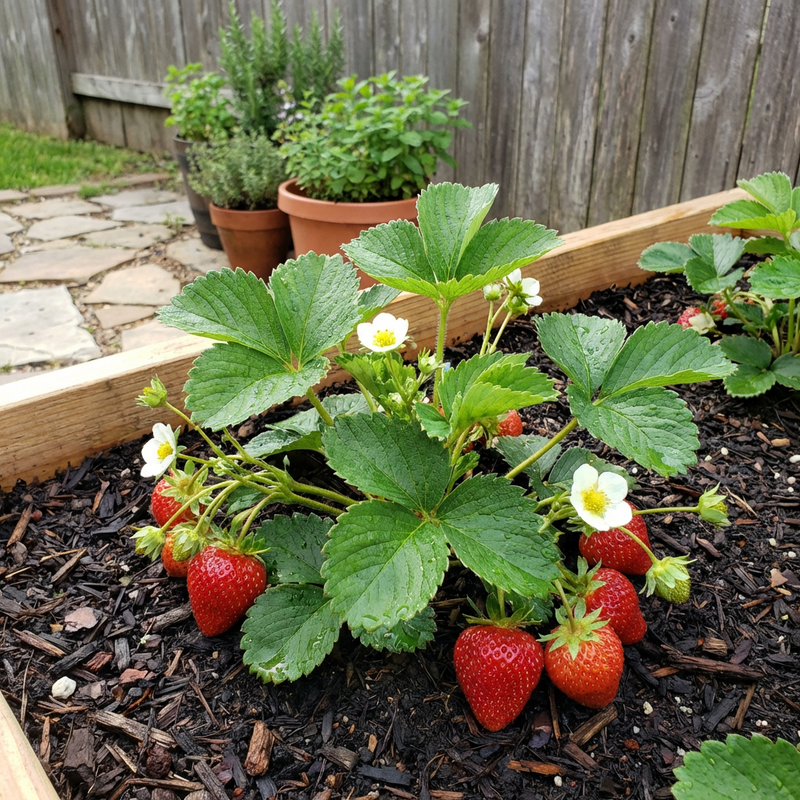 Semillas de fresa para cultivo en jardín