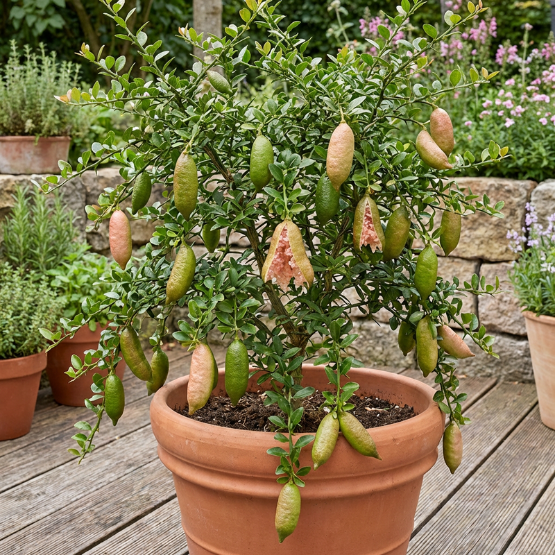Semi di finger lime, Citrus australasica