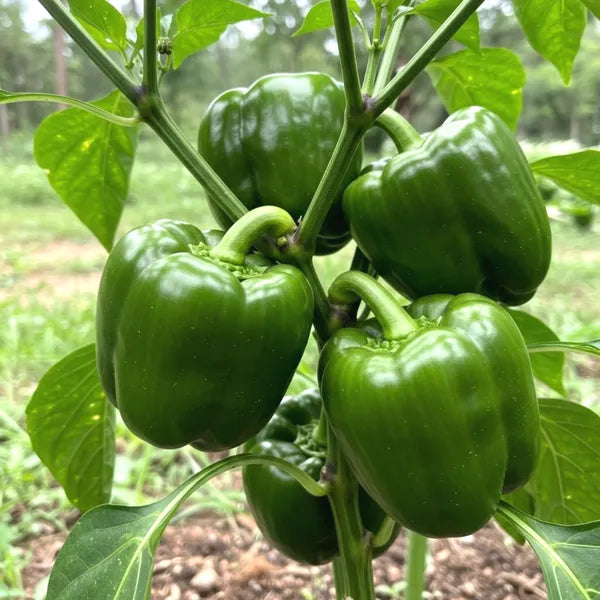 Green Crispum Capsicum Gemüse Samen zum Pflanzen  Fresh Leafy Greens