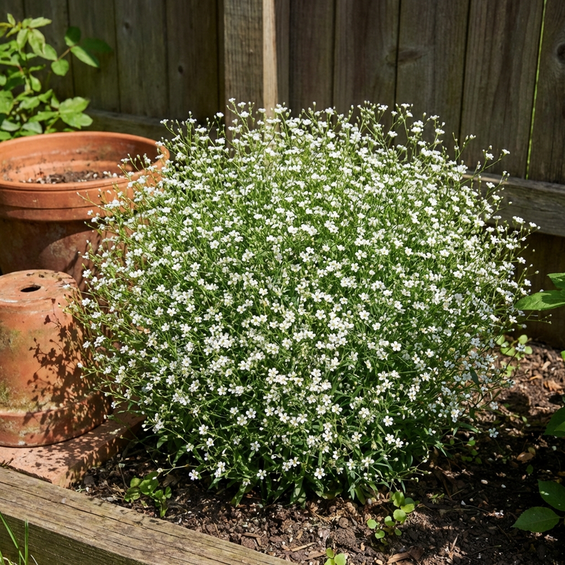 Semillas de Gypsophila, velo de novia