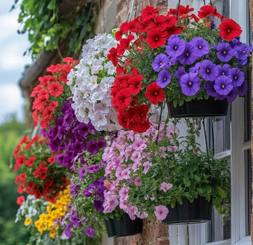 Hanging petunia blume samen for anpflanzung mixed