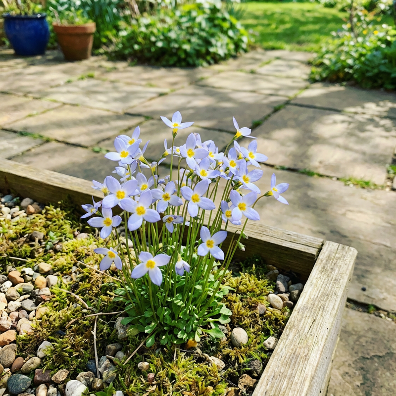 Semi di Houstonia caerulea per giardino roccioso