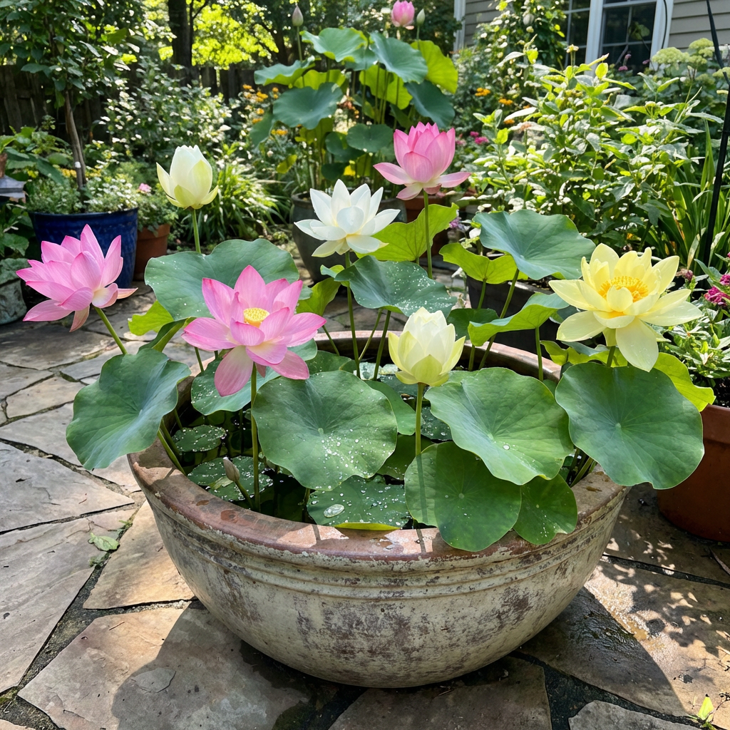 Lotus Samen fuer Schalenkultur